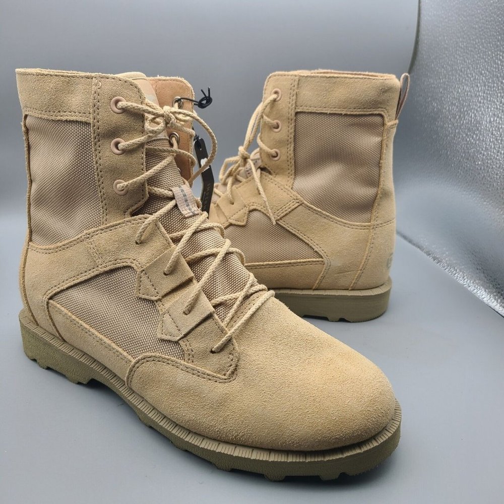 Sorel Women boots Caribou OTM Waterproof shalk combat fabric Size US 11 new